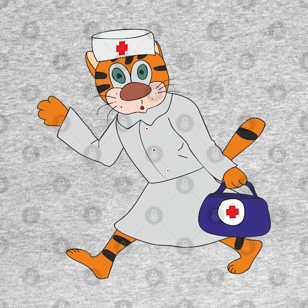 Funny cat doctor by Alekvik